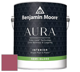 Benjamin Moore Aura 528 Waterborne Interior Semi-gloss Finish краска цвет 2084-30 Rouge