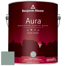 Benjamin Moore Aura 631 Waterborne Exterior Satin Finish краска цвет AF-495 
