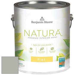 Benjamin Moore 512 Natura Interior Flat Finish матовая краска цвет 2138-50 Misted Green