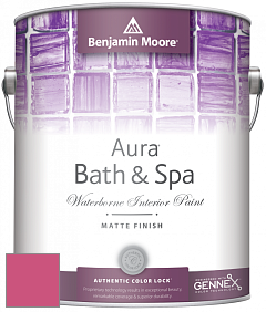 Benjamin Moore Aura 532 Bath & Spa Waterborne Interior Paint Matte Finish краска цвет NCS S 1070-R20B 