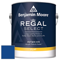 Benjamin Moore 547 Regal Select Waterborne Interior Flat Finish краска цвет RAL 5005 