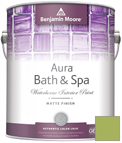 Краска Benjamin Moore Aura Bath & Spa Interior Paint Matte Finish (532) цвет 413 Blooming Grove