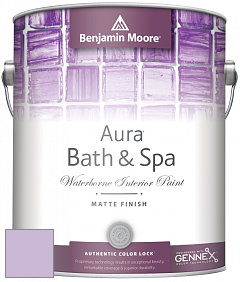 Benjamin Moore Aura 532 Bath & Spa Waterborne Interior Paint Matte Finish краска цвет NCS S 1030-R50B 