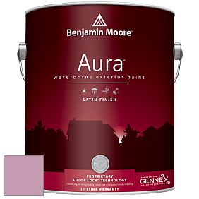 Benjamin Moore Aura 631 Waterborne Exterior Satin Finish краска цвет 1362 Cranberry Ice
