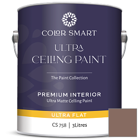 Краска COLOR SMART CS 758 ULTRA CEILING PAINT ультраматовая краска цвет 2110-30 Saddle Soap