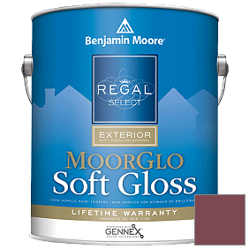 Краска Regal Select Exterior Paint-Moor GloSoft Gloss Finish (W096) цвет 2085-20 Pottery Red