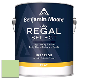 Benjamin Moore 547 Regal Select Waterborne Interior Flat Finish краска цвет 556 Sounds of Nature