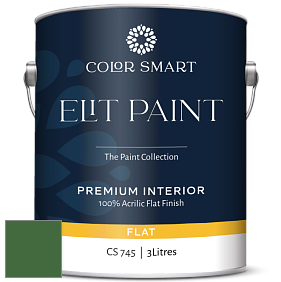 COLOR SMART CS 745 ELIT PAINT глубокоматовая моющаяся краска цвет NCS S 4550-G20Y 
