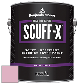 Benjamin Moore 484 Ultra Spec SCUFF-X Interior Matte Finish краска цвет 2081-50 Pink Ruffle