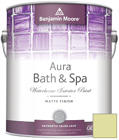 Краска Benjamin Moore Aura Bath & Spa Interior Paint Matte Finish (532) цвет 402 Neon