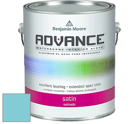 Benjamin Moore 792 Advance Interior Paint-Satin эмаль цвет 2055-50 Fairy Tale Blue