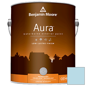 Краска Aura Waterborne Exterior Low Lustre Finish (634) цвет 793 Watercolor Blue