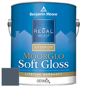 Benjamin Moore W096 Regal Select Exterior Paint-Moor GloSoft Gloss Finish краска цвет HC-155 BM HC-155