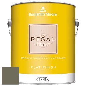 Benjamin Moore 547 Regal Select Waterborne Interior Flat Finish краска цвет 2141-30 Army Green