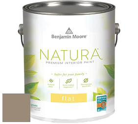 Benjamin Moore 512 Natura Interior Flat Finish матовая краска цвет 986 Smoky Ash