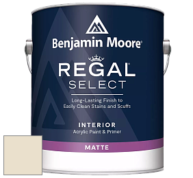 Benjamin Moore 548 IRegal Select Interior Paint - Matte краска цвет 944 Albany White