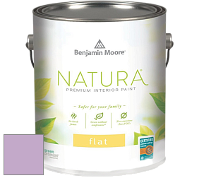 Benjamin Moore 512 Natura Interior Flat Finish матовая краска цвет 2073-50 Purple Easter Egg