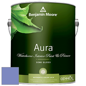 Benjamin Moore Aura 528 Waterborne Interior Semi-gloss Finish краска цвет 2068-40 California Lilac