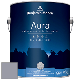 Benjamin Moore Aura 632 Waterborne Exterior Semi-Gloss Finish краска цвет AF-585 