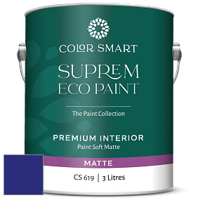 COLOR SMART CS 619 SUPREM ECO PAINT матовая краска цвет RAL 5002 
