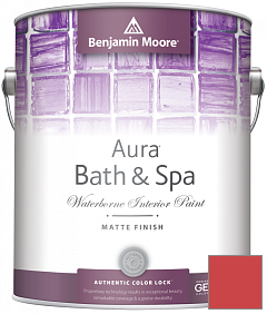 Краска Benjamin Moore Aura Bath & Spa Interior Paint Matte Finish (532) цвет 2009-20 Salsa