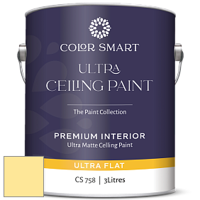 COLOR SMART CS 758 ULTRA CEILING PAINT ультраматовая краска цвет 2022-50 Sundance