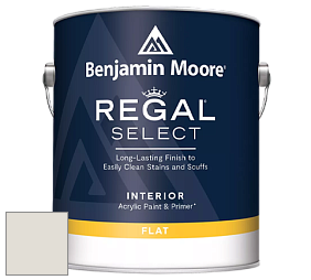 Benjamin Moore 547 Regal Select Waterborne Interior Flat Finish краска цвет 857 Sheep's Wool