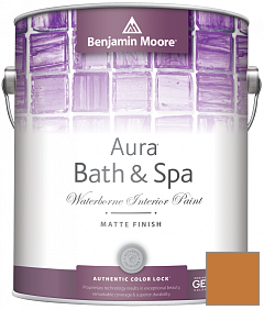 Краска Benjamin Moore Aura Bath & Spa Interior Paint Matte Finish (532) цвет 2156-20 Pumpkin Blush