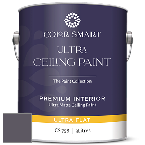 COLOR SMART CS 758 ULTRA CEILING PAINT ультраматовая краска цвет NCS S 7010-R50B 
