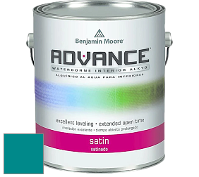 Benjamin Moore 792 Advance Interior Paint-Satin эмаль цвет 2056-30 Surf Blue