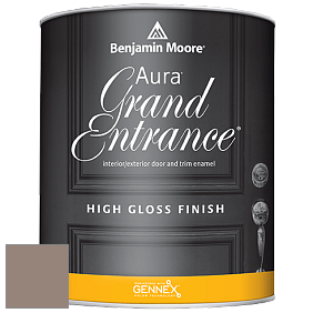 Benjamin Moore Aura 148 Grand Entrance High Gloss эмаль цвет 2107-40 Driftwood