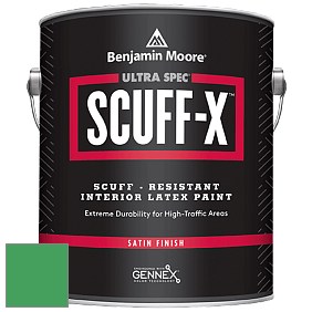 Benjamin Moore 486 Ultra Spec SCUFF-X Interior Satin Finish краска цвет 2037-30 Kelly Green