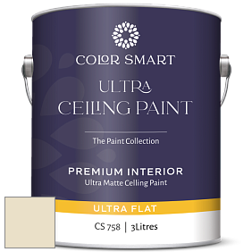 COLOR SMART CS 758 ULTRA CEILING PAINT ультраматовая краска цвет OC-100 Palace White
