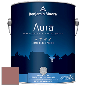 Benjamin Moore Aura 632 Waterborne Exterior Semi-Gloss Finish краска цвет 2092-40 Texas Rose