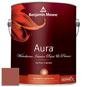 Benjamin Moore Aura 526 Waterborne Interior Satin Finish покрытие цвет AF-280 
