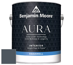 Benjamin Moore Aura 524 Waterborne Interior Eggshell Finish краска цвет 2129-30 Blue Note
