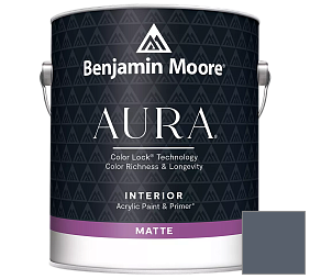 Краска Benjamin Moore Aura Interior Paint - Matte (522) цвет 2128-30 Evening Dove