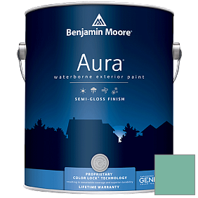 Краска Aura Waterborne Exterior Semi-Gloss Finish (632) цвет 2041-40 Juneau Spring