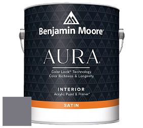 Benjamin Moore Aura 526 Waterborne Interior Satin Finish покрытие цвет AF-590 