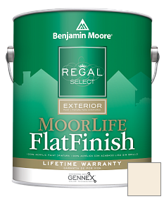 Краска Regal Select Exterior Paint-MoorLife Flat Finish (W105) цвет 2165-70 Butter Pecan