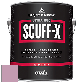 Benjamin Moore 486 Ultra Spec SCUFF-X Interior Satin Finish краска цвет 1362 Cranberry Ice