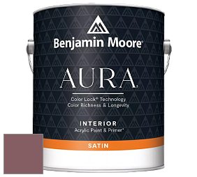 Benjamin Moore Aura 526 Waterborne Interior Satin Finish покрытие цвет 1266 Love Affair