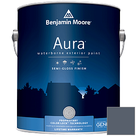 Краска Aura Waterborne Exterior Semi-Gloss Finish (632) цвет 2128-30 Evening Dove