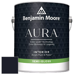 Benjamin Moore Aura 528 Waterborne Interior Semi-gloss Finish краска цвет RAL 5004 