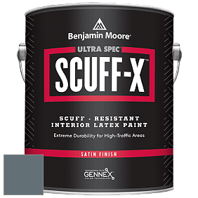 Benjamin Moore 486 Ultra Spec SCUFF-X Interior Satin Finish краска цвет NCS S 6010-B10G 