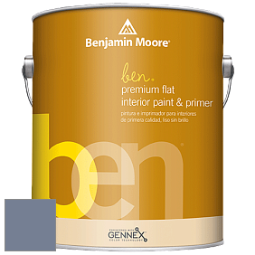 Benjamin Moore Ben W625 Premium Interior Latex Flat краска цвет AF-580 