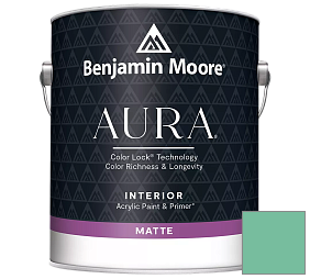 Краска Benjamin Moore Aura Interior Paint - Matte (522) цвет 592 Rosamilia Green