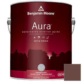 Краска Aura Waterborne Exterior Satin Finish (631) цвет 2103-10 Natural Brown