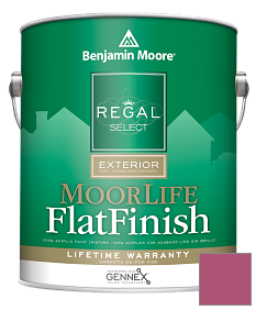 Краска Regal Select Exterior Paint-MoorLife Flat Finish (W105) цвет 2078-30 Royal Fuchsia