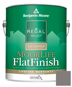 Краска Regal Select Exterior Paint-MoorLife Flat Finish (W105) цвет AF-660 